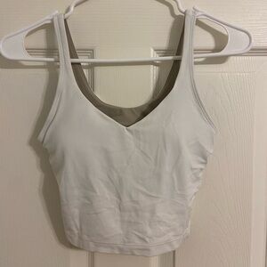 Lululemon align cropped tank. White. Size 4